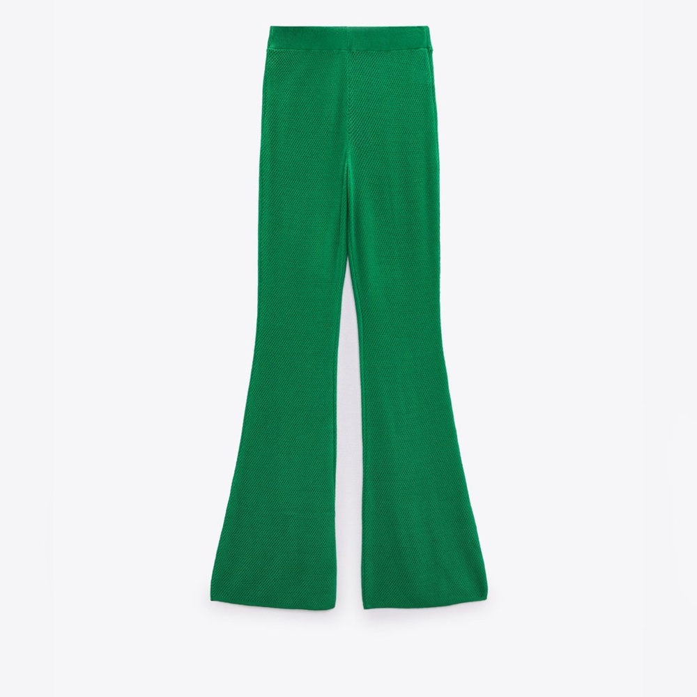 Zara Green knit set 2pc - Picture 2 of 3